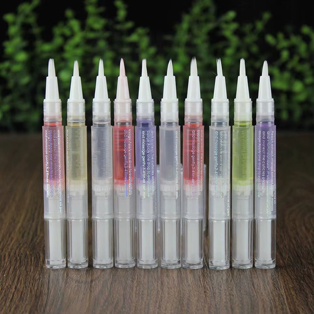 15Colors Fragrance Cuticle Oil for Nails Cuticle Oil Pen Nail Nutrition Oil Moist Repair Nail Care Pen for Nail Growth Treatment